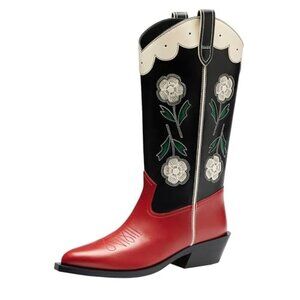 Coach Women's Aria Tall Cowboy Boot Fashion